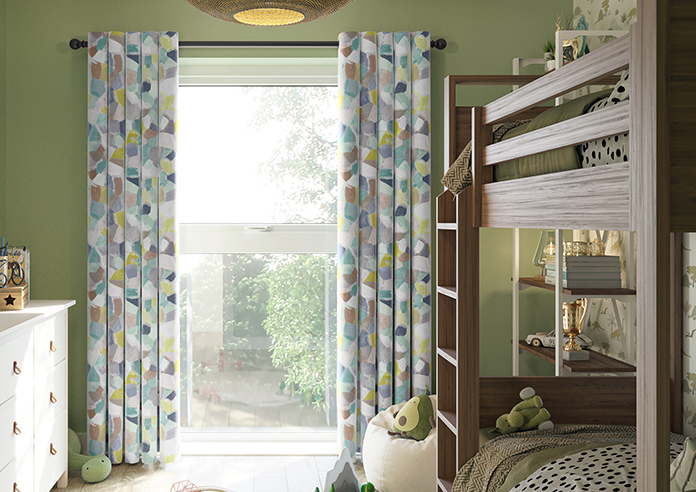 Whinfell, Aqua - Made to Measure Curtains - Image 3